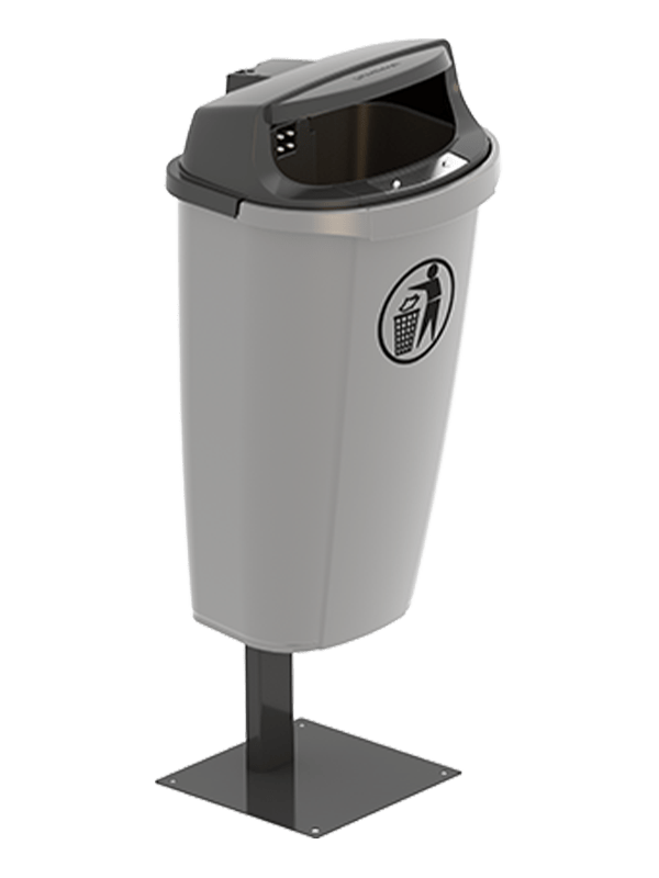 Městský odpadkový koš Optima 50 l